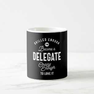 Caneca De Café Delegar Cargo Título Tee Gift Mens Womens