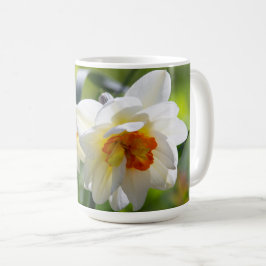 Caneca De Café Delicados narcisos fofos da primavera    