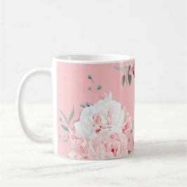 Caneca De Café Delicate Rose Bouquet