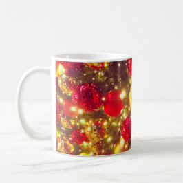 Caneca De Café Delícia de Cluster de Bola de Natal brilhante