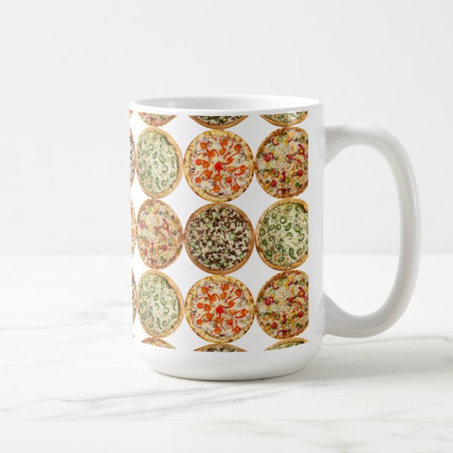 Caneca De Café Delícias de pizza (Direita)