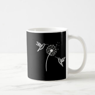 Caneca De Café Delicioso Dandelion Beija-flor Divertido Boho Flor