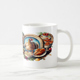 Caneca De Café Delicioso Duo - Design de Comida e Arte de Peixe