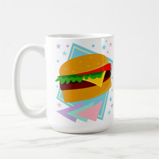 Caneca De Café Delicioso Hambúrguer Fofo