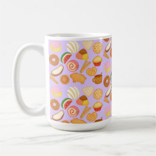 Caneca De Café Delicioso Pan Dulce Sweet Bread mexicano