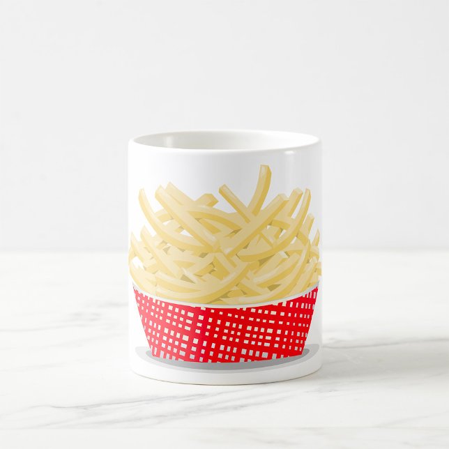 Caneca De Café Deliciosos Fries Franceses - Comida Rápida (Criador carregado)
