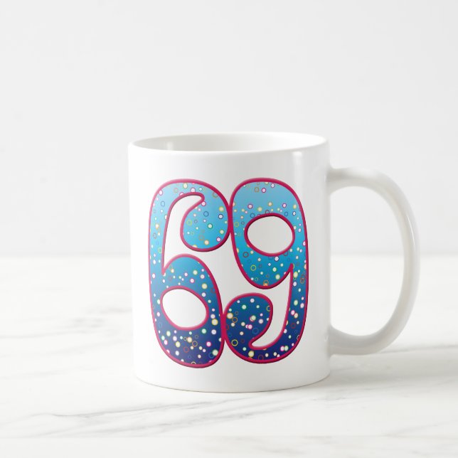 Caneca De Café Delírio de 69 idades (Direita)