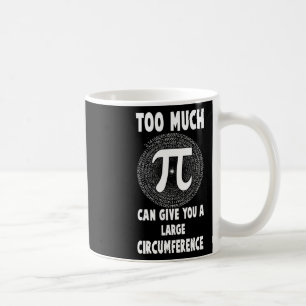 Caneca De Café Demasiada Captura De Professores De Matemática Pi-