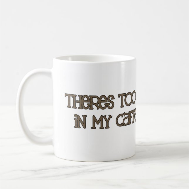 Caneca De Café demasiado sangue (Esquerda)