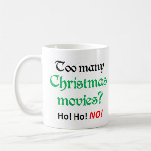 Caneca De Café demasiados filmes de natal