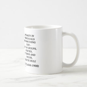 Caneca De Café Demência de Nietzsche rara em citações dos