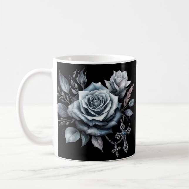 Caneca De Café Demise Darling Blue Rose Mug (Esquerda)