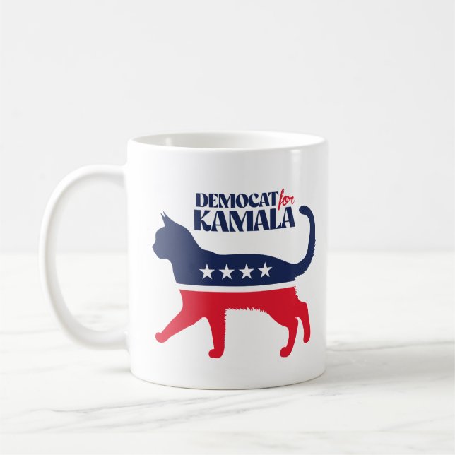 Caneca De Café Democat para Kamala (Esquerda)
