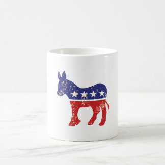 Caneca De Café Democrata asno original Tan afligido