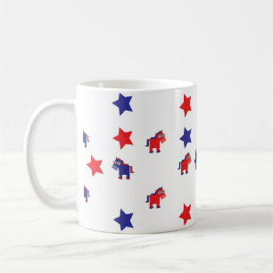 Caneca De Café Democrata Donkey