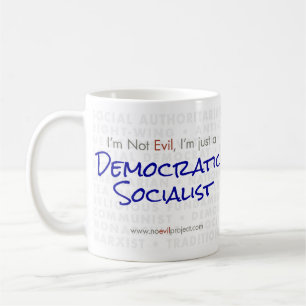 Caneca De Café Democrata Socialista - Não sou Mau Mug