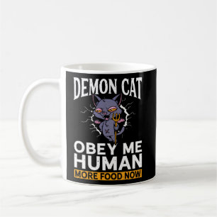 Caneca De Café Demon Cat Satanic Witchcraft Baphomet Gothic Occu