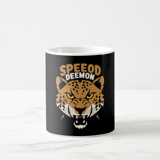 Caneca De Café Demoníaco da Velocidade (Centro)