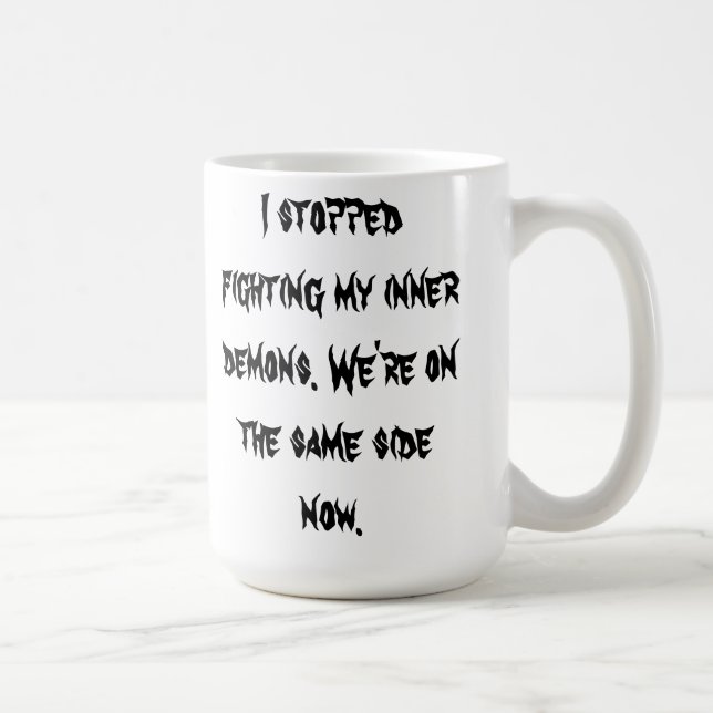 Caneca De Café Demónios internos (Direita)