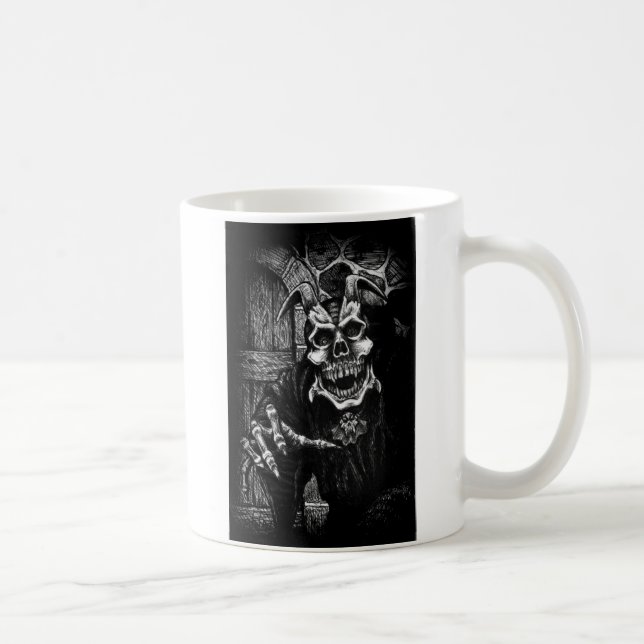 Caneca De Café demonskull (Direita)