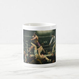 Caneca De Café Dempsey e encaixotamento de Firpo - George Bellows