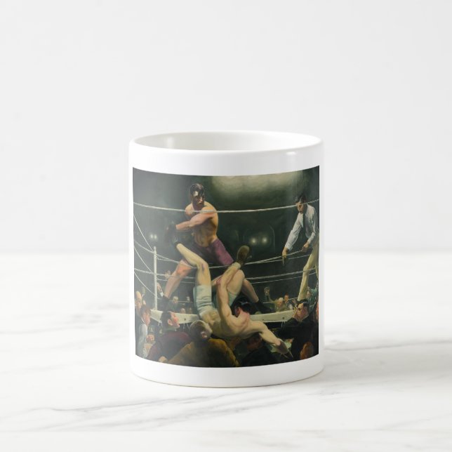 Caneca De Café Dempsey e encaixotamento de Firpo - George Bellows (Centro)