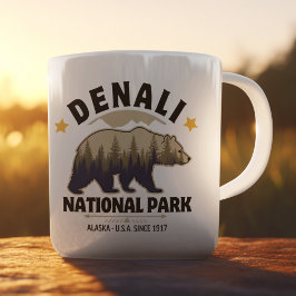 Caneca De Café Denali National Park: Untamed Alaskan Forests