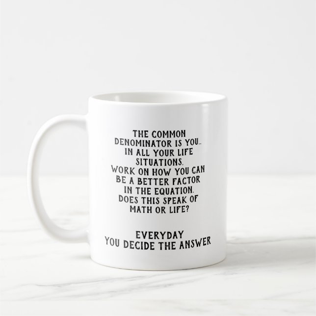 CANECA DE CAFÉ DENOMINADOR COMUM (Esquerda)