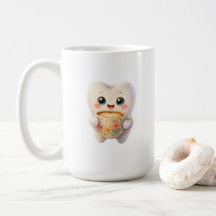 Caneca de Café Dental Fofa Kawaii – Dentis