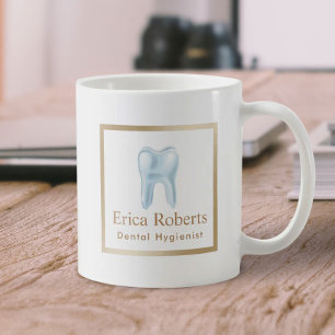 Caneca De Café Dente do assistente dental 3D do higienista do