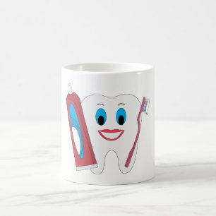 Caneca De Café Dente Feliz