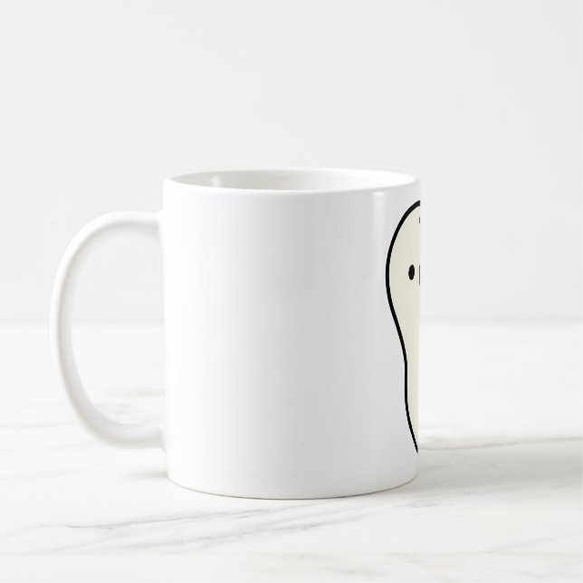 Caneca De Café Dente Saudável Kawaii (Esquerda)
