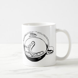 Caneca De Café Dentes falsos