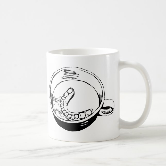 Caneca De Café Dentes falsos (Direita)
