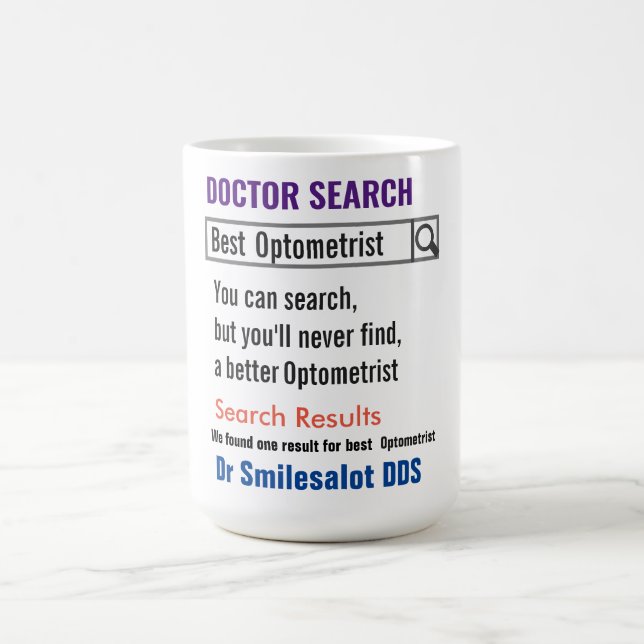 Caneca De Café Dentist Funny Search Gift Mug (Centro)