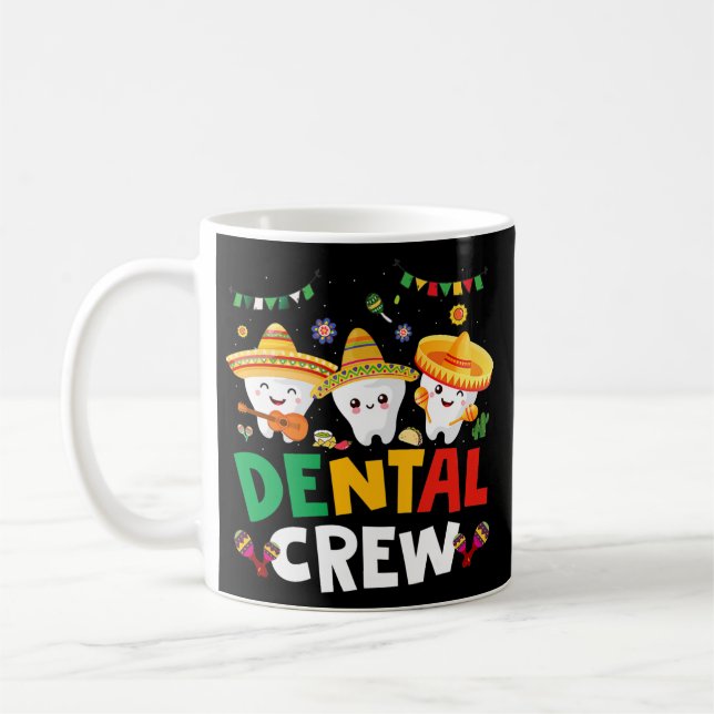 Caneca De Café Dentista Dentista Dente Dente Esquadrão Dental Cin (Esquerda)