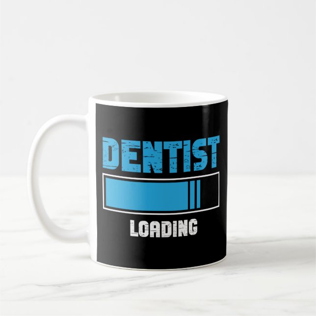 Caneca De Café Dentista Dentista Dentista Carregando Estudante Fu (Esquerda)