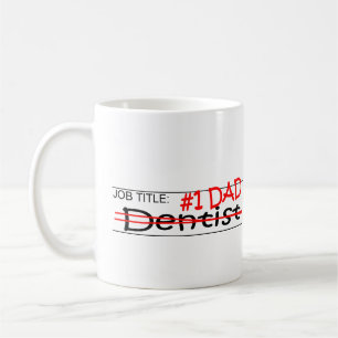 Caneca De Café Dentista do pai do trabalho