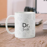 Caneca De Café Dentista Higienist Dental Assistant Patterno<br><div class="desc">Dentista Higienista Dental Assistant Dental Pattern Mugs.</div>