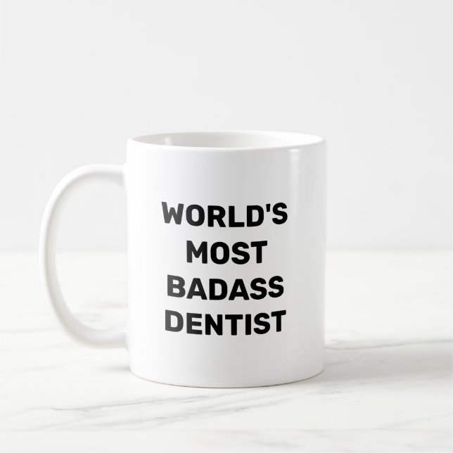 Caneca De Café Dentista mais falsa do mundo (Esquerda)