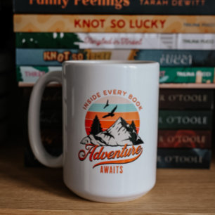 Caneca De Café Dentro Cada Adventure De Livro Aguarda Mug De Livr