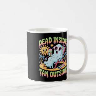Caneca De Café Dentro De morto Tan Fora De Um Fantasma Engraçado 