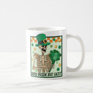 Caneca De Café Dentro morto, Mas São Patrício Sortudo