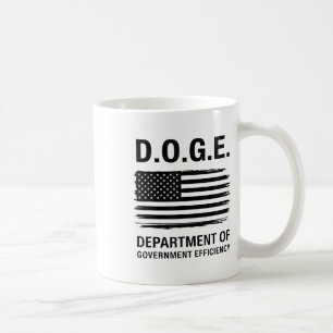Caneca De Café Departamento De Cães Para Eficiência Do Governo