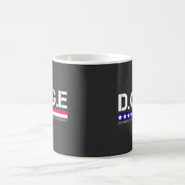 Caneca De Café Departamento De Eficiência Do Governo DOGE