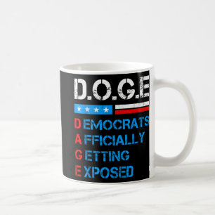 Caneca De Café Departamento De Eficiência Governamental D.o.g.e D