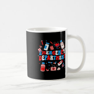 Caneca De Café Departamento De Emergência Enfermeira Eusa Bandeir