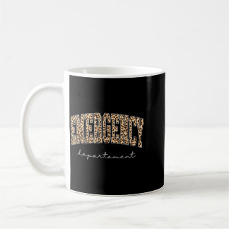 Caneca De Café Departamento de Enfermagem de Emergência Leopardo