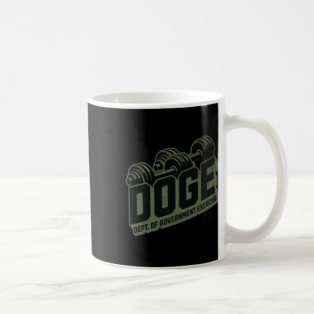 Caneca De Café Departamento De Governos Do Mens - Doge Premiu (Direita)