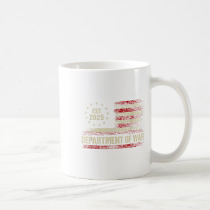 Caneca De Café Departamento De Guerra Criado Em 2025 Reestabeleci